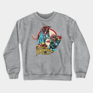 Fighting Americanine & Speedtoy retro Crewneck Sweatshirt